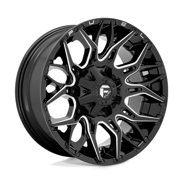 Εικόνα της Alloy wheel D769 Twitch Glossy Black Milled Fuel