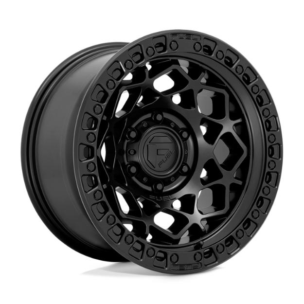 Εικόνα της Alloy wheel D786 Unit Matte Black W/ Matte Black Ring Fuel