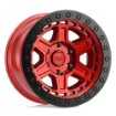 Εικόνα της Alloy wheel Candy RED W/ Black Ring & Bolts Reno Black Rhino