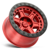 Εικόνα της Alloy wheel Candy RED W/ Black Ring & Bolts Reno Black Rhino