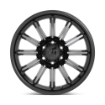 Picture of Alloy wheel XD855 Luxe Gloss Black Machined W/ Gray Tint XD Series
