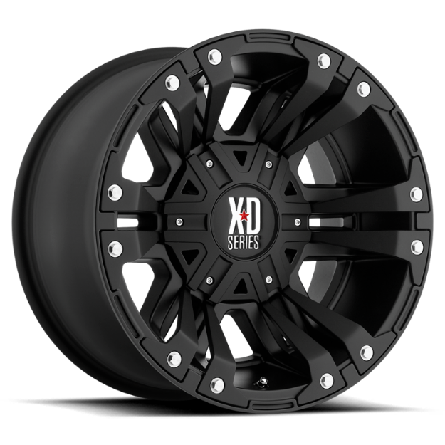 Picture of Alloy wheel XD822 Monster II Matte Black XD Series