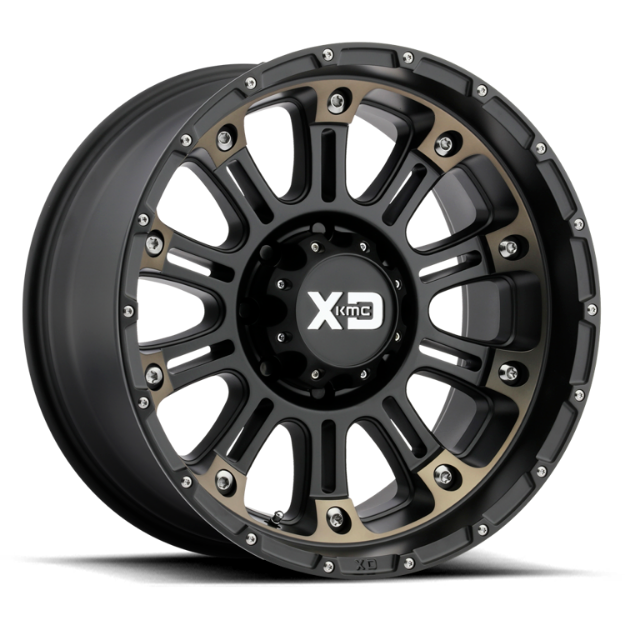 Picture of Alloy wheel XD829 Hoss II Satin Black Mach W/ Dark Tint XD Series