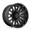 Picture of Alloy wheel XD864 Rover Satin Black W/ Gloss Black LIP XD Series