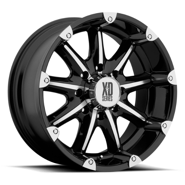 Picture of Alloy wheel XD779 Badlands Gloss Black Machined XD Series
