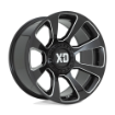 Picture of Alloy wheel XD854 Reactor Gloss Black Milled XD Series