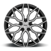 Picture of Alloy wheel M262 Mazzanti Gloss Black Brushed Face Niche Road Wheels