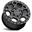 Picture of Alloy wheel Matte Gunmetal W/ Black Bolts Midhill Black Rhino