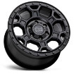 Picture of Alloy wheel Matte Black W/ Gunmetal Bolts Midhill Black Rhino