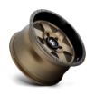 Εικόνα της Alloy wheel D617 Podium Matte Bronze Black Bead Ring Fuel