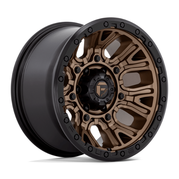 Εικόνα της Alloy wheel D826 Traction Matte Bronze W/ Black Ring Fuel