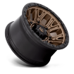 Εικόνα της Alloy wheel D826 Traction Matte Bronze W/ Black Ring Fuel