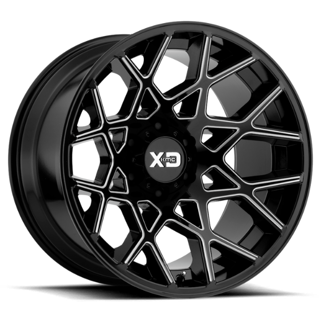 Picture of Alloy wheel XD831 Chopstix Gloss Black Milled XD Series