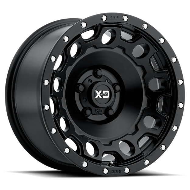 Picture of Alloy wheel XD129 Holeshot Satin Black XD Series