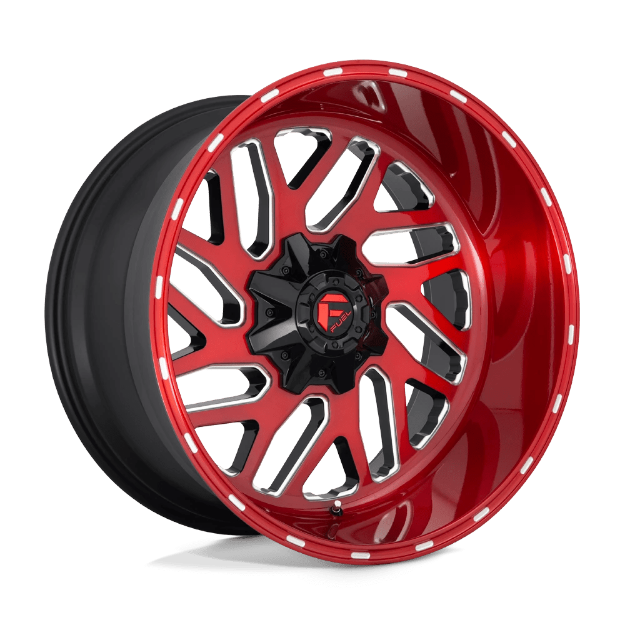 Picture of Alloy wheel D691 Triton Candy RED Milled Fuel