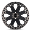 Picture of Alloy wheel Matte Black W/ Machined Dark Tint Warlord Black Rhino