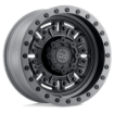 Picture of Alloy wheel Textured Matte Gunmetal Abrams Black Rhino