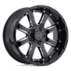 Picture of Alloy wheel Gloss Black W/ Milled Spokes Sierra Black Rhino
