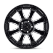 Picture of Alloy wheel Gloss Black W/ Milled Spokes Sierra Black Rhino