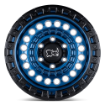 Picture of Alloy wheel Cobalt Blue W/ Black Ring Sentinel Black Rhino