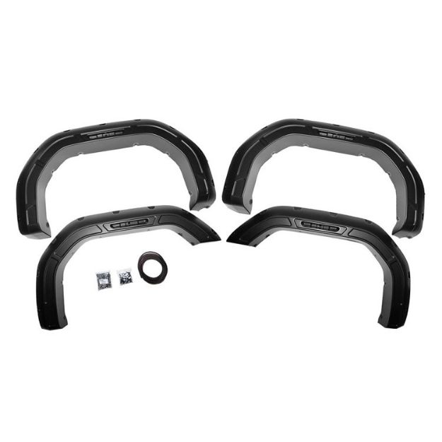 Picture of Front and rear fender flares Rough Country Defender Pocket