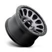 Εικόνα της Alloy wheel D601 Vector Matte GUN Metal Black Bead Ring Fuel