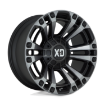 Picture of Alloy wheel XD851 Monster 3 Satin Black W/ Gray Tint XD Series