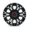 Εικόνα της Alloy wheel XD851 Monster 3 Satin Black W/ Gray Tint XD Series