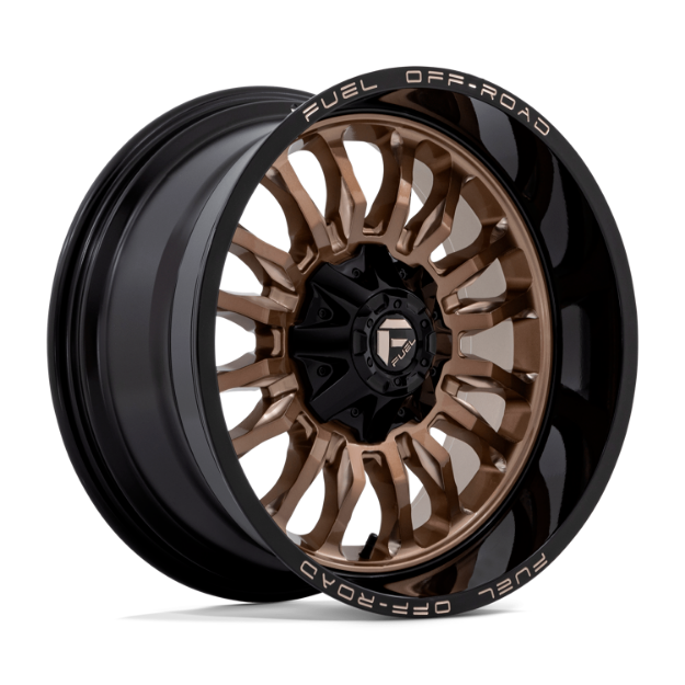 Picture of Alloy wheel D797 ARC Platinum Bronze W/ Black LIP Fuel