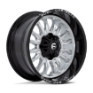 Εικόνα της Alloy wheel D798 ARC Silver Brushed Face W/ Milled Black LIP Fuel