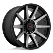 Picture of Alloy wheel XD847 Outbreak Satin Black W/ Gray Tint XD Series