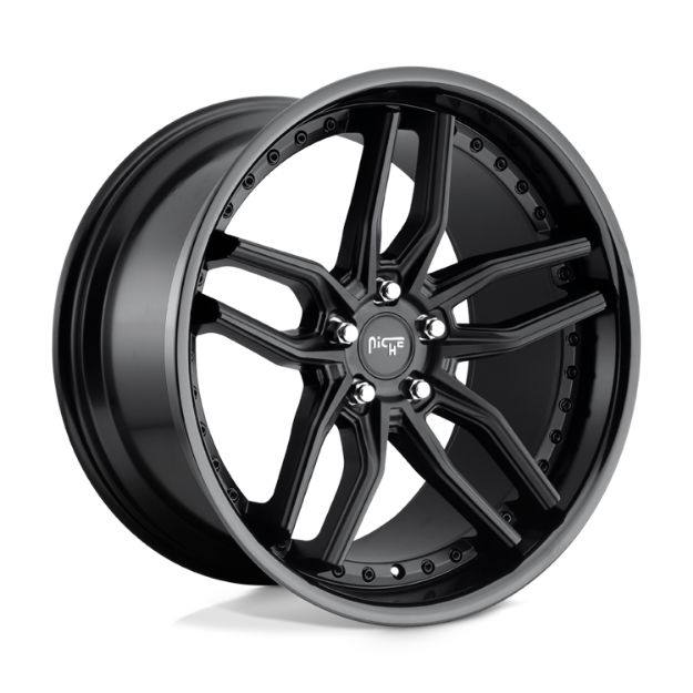 Picture of Alloy wheel M194 Methos Gloss Black Matte Black Niche Road Wheels