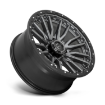 Εικόνα της Alloy wheel D680 Rebel Matte GUN Metal Black Bead Ring Fuel