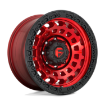 Picture of Alloy wheel D632 Zephyr Candy RED Black Bead Ring Fuel