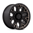 Picture of Alloy wheel D824 Traction Matte Black W/ Double Dark Tint Fuel