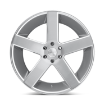 Εικόνα της Alloy wheel S218 Baller Gloss Silver Brushed DUB