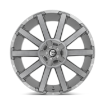 Εικόνα της Alloy wheel D714 Contra Platinum Brushed GUN Metal Tinted Clear Fuel