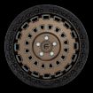 Picture of Alloy wheel D634 Zephyr Matte Bronze Black Bead Ring Fuel